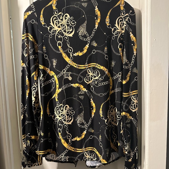 BCBGMAXAZRIA Stylish Size Medium Womens stretchy Shirt - Picture 7 of 10